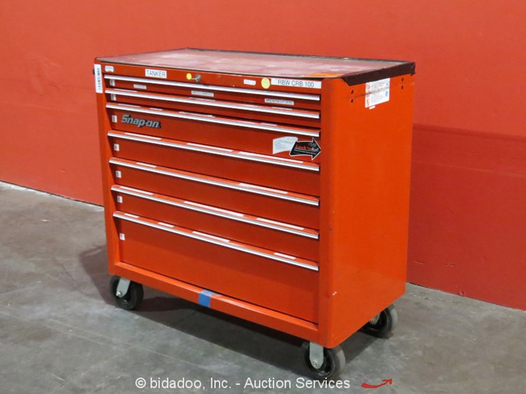 Snap On 7 Drawer Tool Cabinet Shop Equipment Storage Box Key