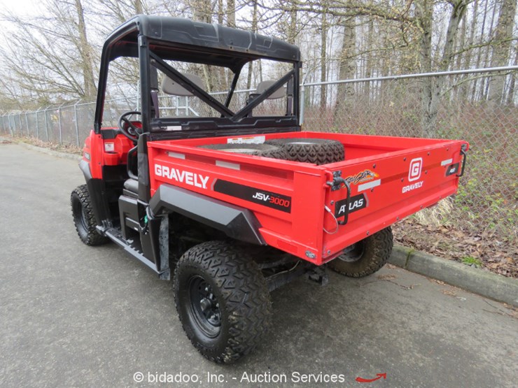 2015 Gravely Atlas JSV3000 Lot , Online Only Equipment Auction, 3/8