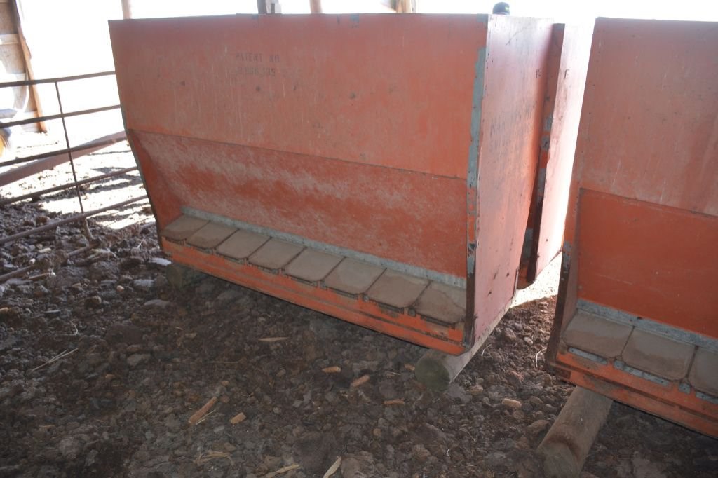 Approx 5 Smidley Ranger Hog Feeders 16 Lid No Tops Shedded