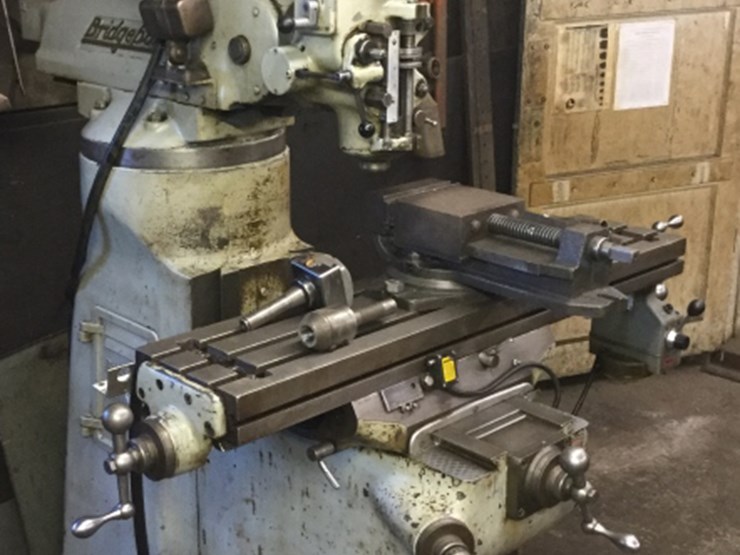 BRIDGEPORT Electric End Mill Lot 217, Online Only Wellco Mfg. Inc