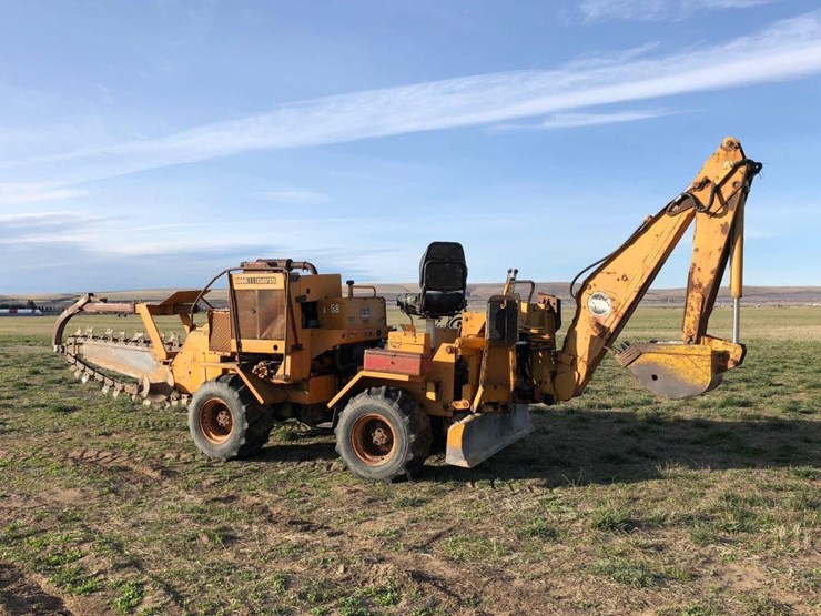 Case Davis Trencher Backhoe Lot 54, Heavy Equipment Auction, 5/18