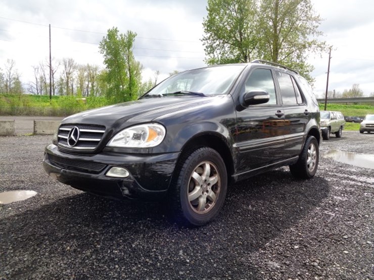 2002 mercedes benz ml500 lot 6559 equipment auction 4 27 2018 bar none auction auction resource 2002 mercedes benz ml500 lot 6559