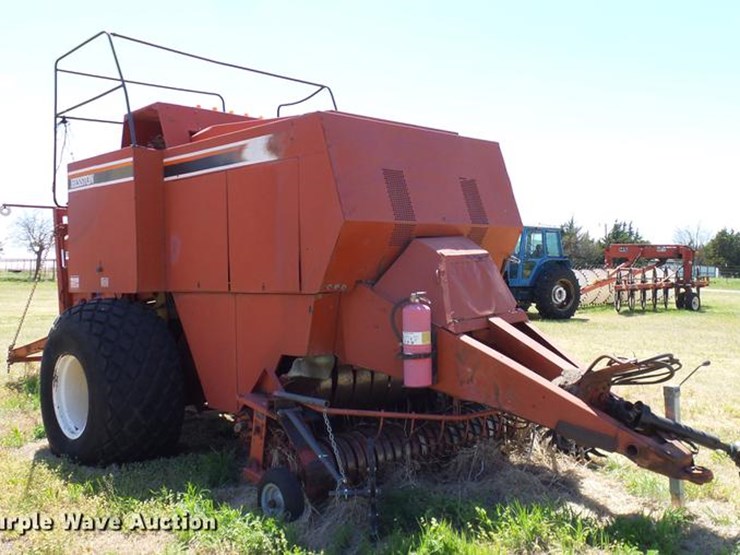 1991 Hesston 4900 Lot DD1293, Online Only Ag Equipment Auction, 5/9
