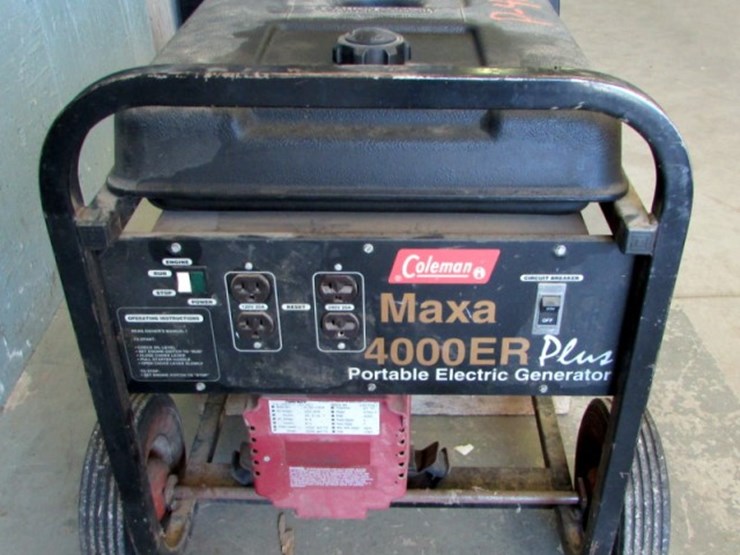 Coleman 4000 - Lot #P-405, JULY 24TH ONLINE ONLY EQUIPMENT AUCTION, 7