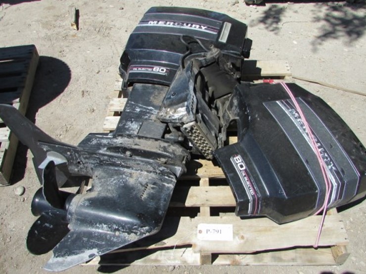 Mercury Boat Motor Lot P791, JULY 24TH ONLINE ONLY EQUIPMENT AUCTION, 7/23/2018, Pickett