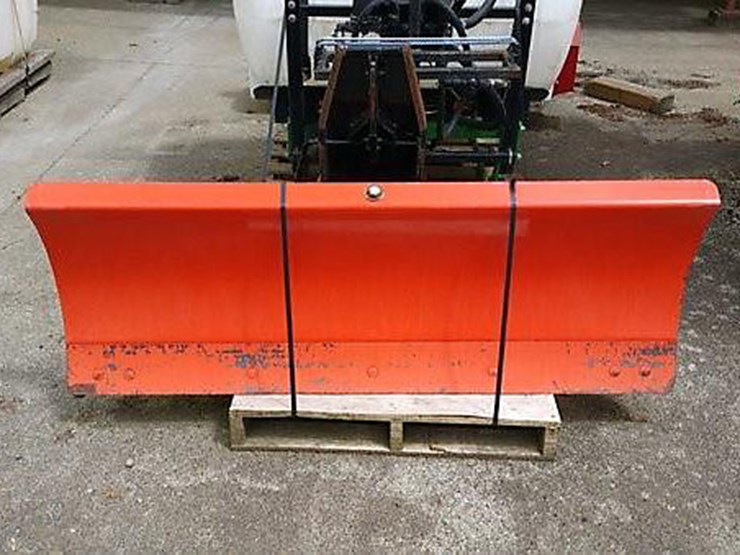 Kubota Snow Plow Attachment Lot 49552, Online Only Equipment Auction