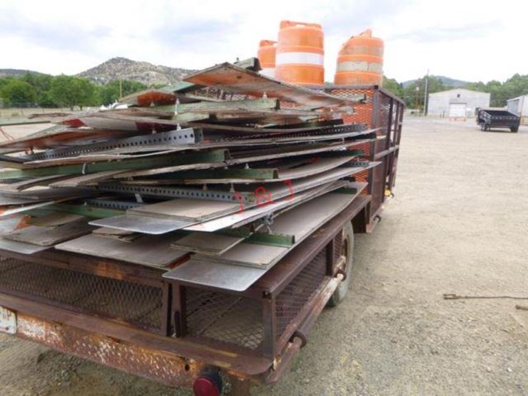 Traffic Control Trailer Lot 1513, Equipment Auction, 7/28/2018, J&J Auctioneers Auction