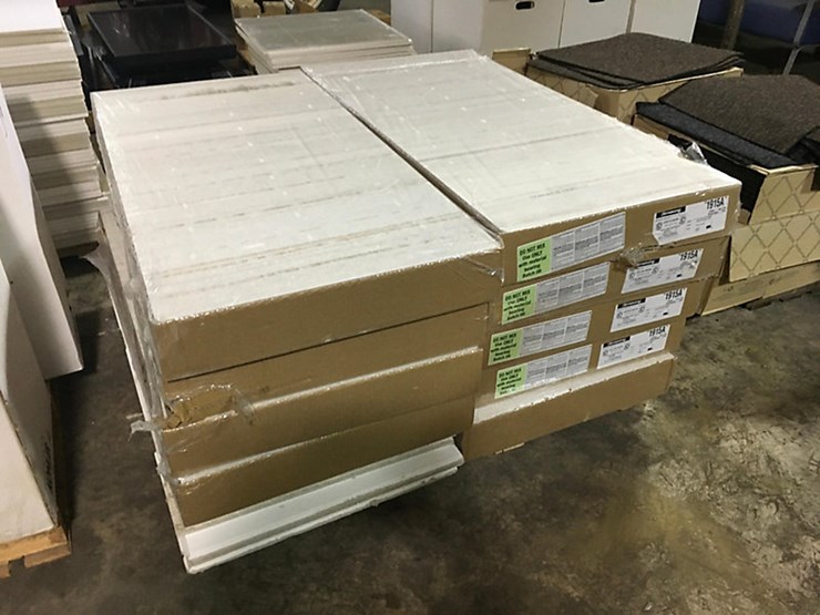 1 Pallet Ultima Beveled Tegular Ceiling Tiles Lot 53921