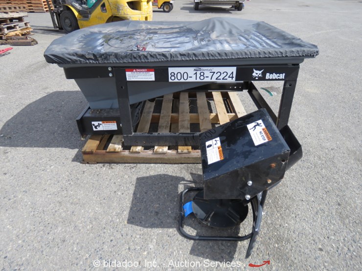 Bobcat Toolcat Sand Spreader Lot , Online Only Equipment Auction, 9