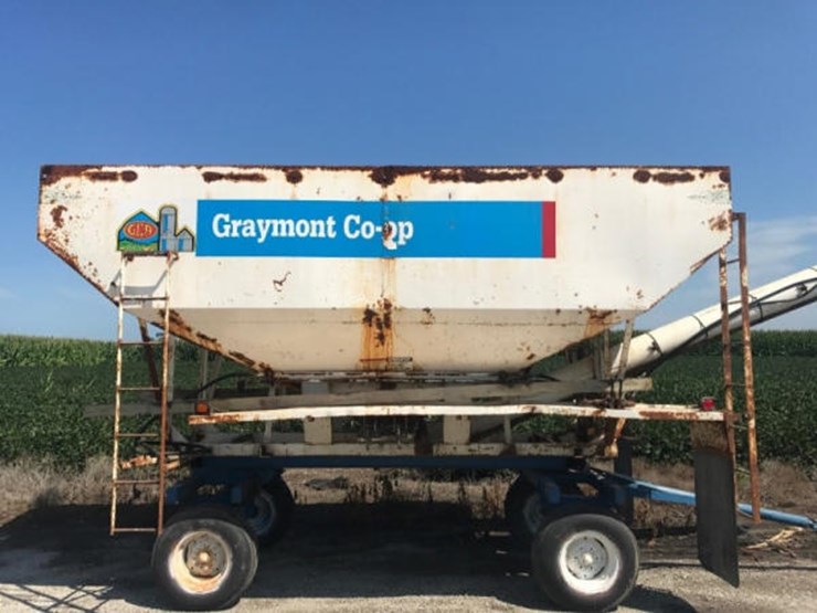 16 Ton Dry Fertilizer Tender Box Lot 126, Online Only Equipment