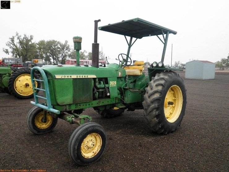 1964 John Deere 3020 Lot 2998, Equipment & Vehicle Auction, 10/24