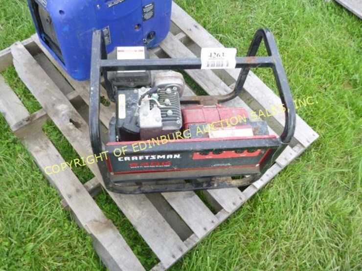 SEARS/ CRAFTSMAN 2400 WATT GENERATOR Lot 4263, Equipment Auction, 10