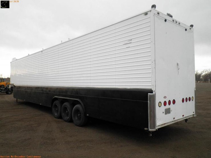 1989 Chaparral 5th Wheel Enclosed Car Hauler Trailer Lot 242