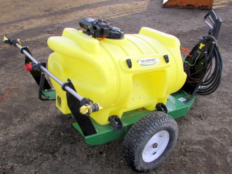 40 Gallon Pull Behind Sprayer Lot U295, Online Only Equipment
