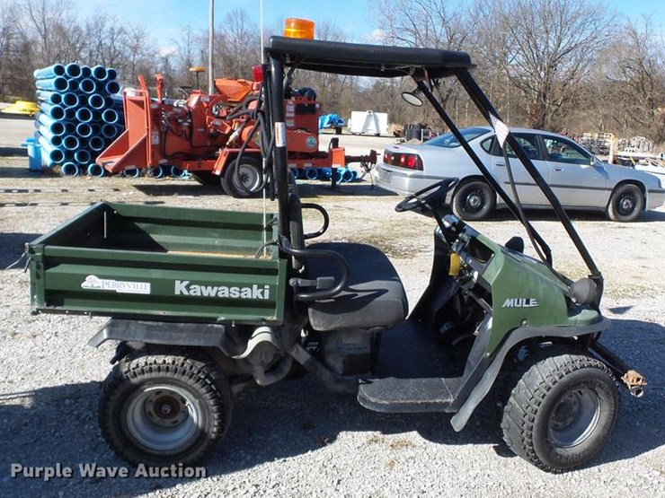 Kawasaki MULE 550 Lot DD2370, Online Only Vehicle and Equipment