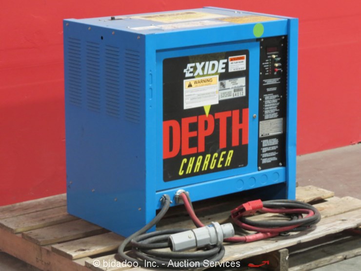 Exide Depth Charger D3-12-1400B - Lot #, Weekly Online Only Equipment  Auction, 5/16/2019, bidadoo - Online Auctions - Auction Resource