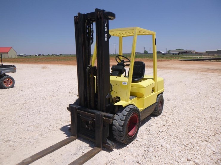 Hyster 3 Stage Forklift Lot 55 Equipment Auction 5 21 2019 Iron Bound Auctions Auction Resource