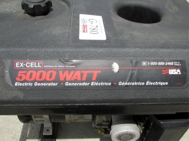 G 780 Ex Cell 5000 Watt Generator Lot 19 July Farm Heavy Equipment Auction 7 16 19 Pickett Auction Service Auction Resource