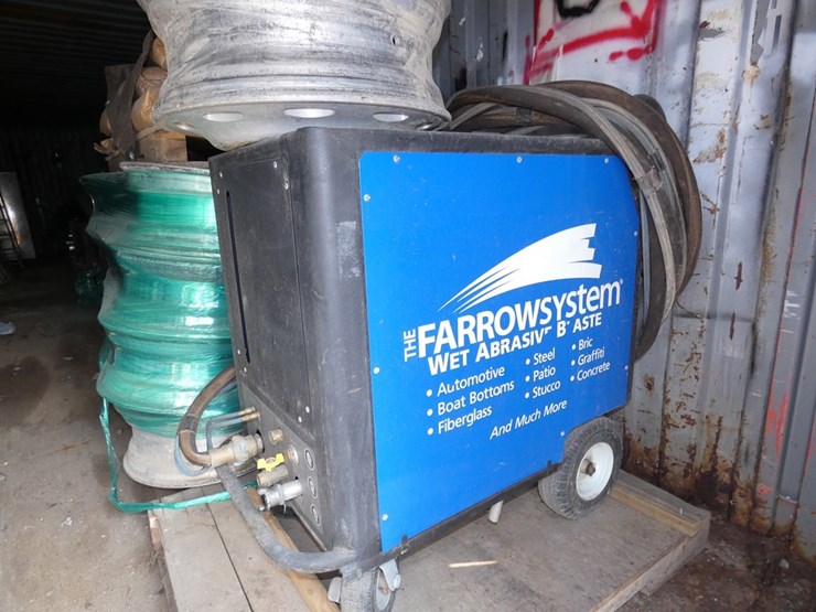 Farrowsystem Farrow F150 Media Blasting System Lot 4010, Truck