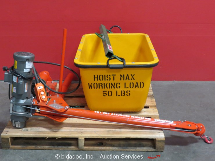 Columbia Winch and Hoist HD9001A34F11 Lot , Online Only Equipment Auction, 8/1/2019
