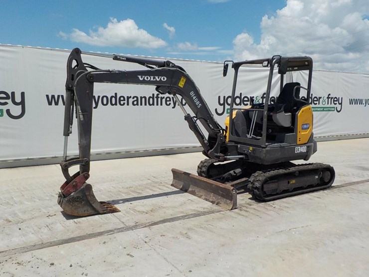 2016 Volvo ECR40D Lot , Florida Equipment Auction, 10/30/2019, Yoder & Frey Auction Resource