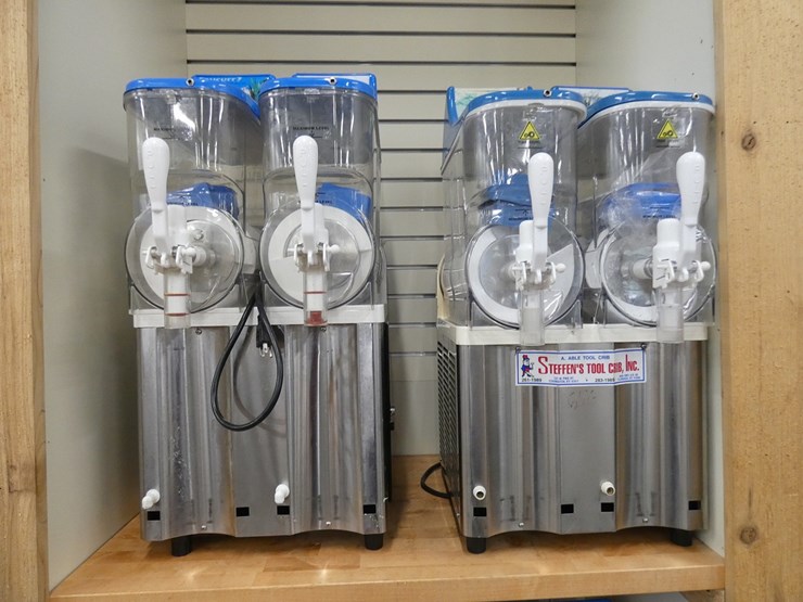 3 Frusheez Twin Slush Machines Lot 5015 Steffens Rental