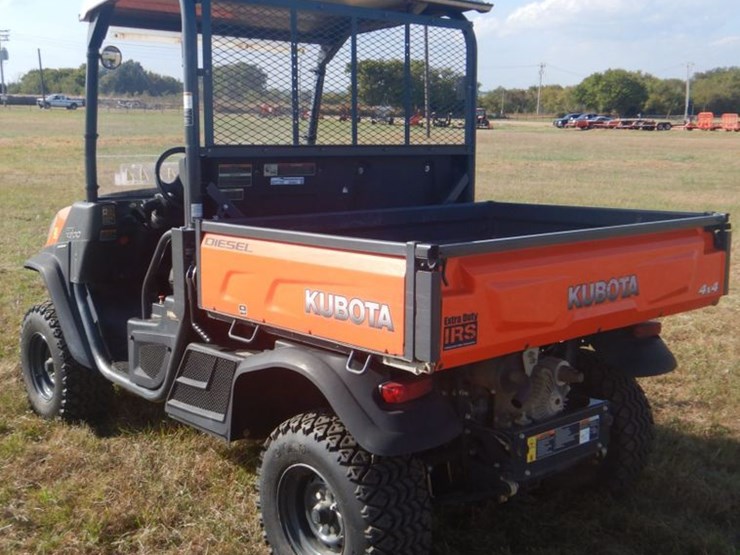 2015 Kubota RTVX900 Lot GC9627, Online Only Great Plains Kubota