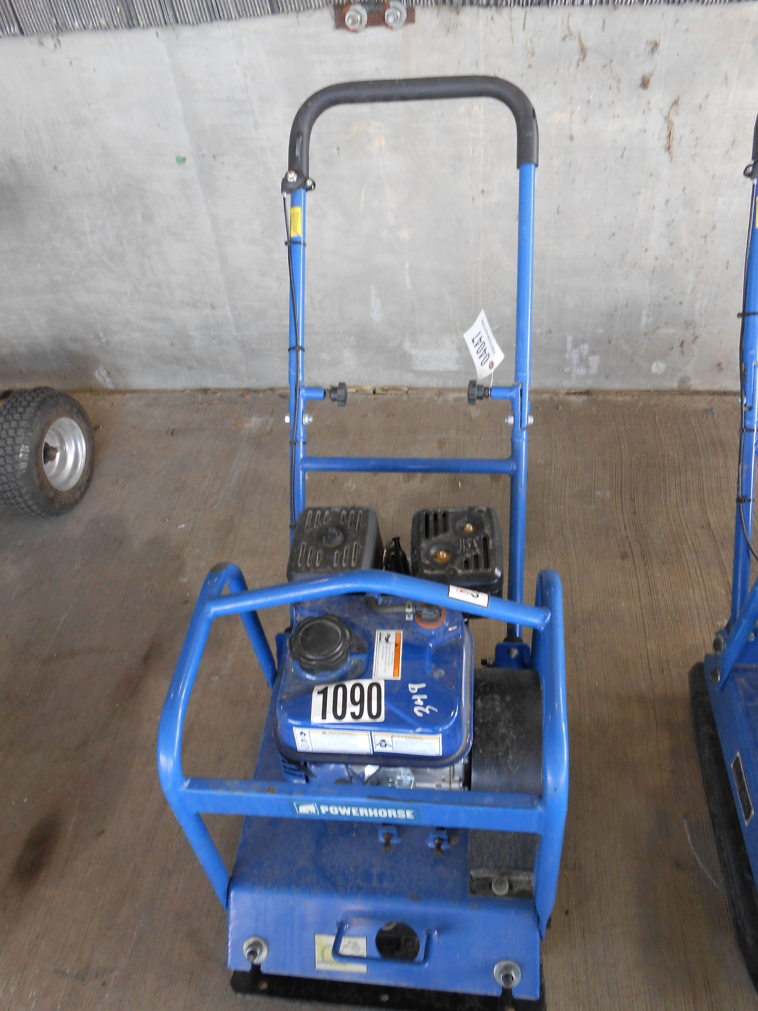 POWERHORSE 7HP PLATE COMPACTOR TAG #4047 - Lot #1090, THE 11TH 