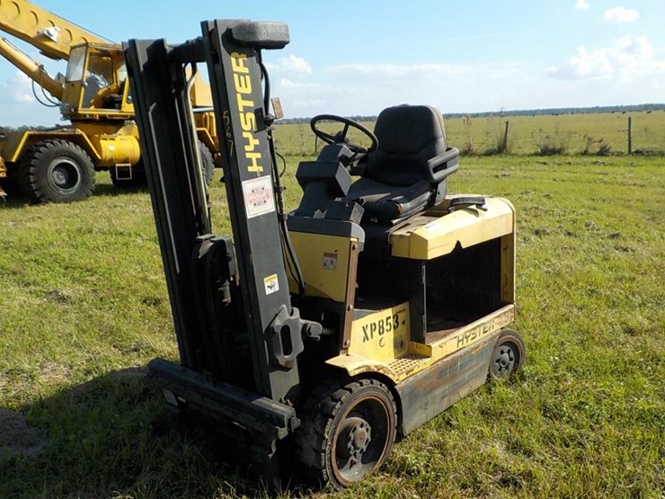 Hyster Battery Operated Forklift Lot Florida Equipment Auction 2 12 2020 Yoder Frey Auction Resource
