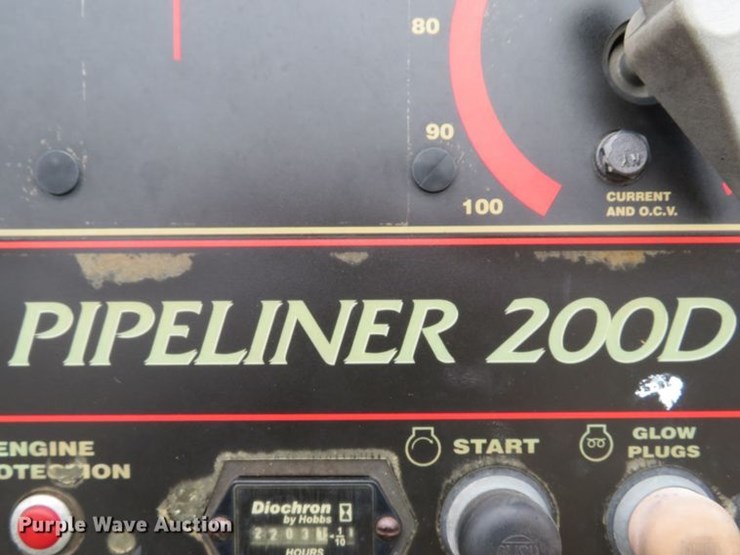 Lincoln Pipeliner 200D Lot DI2054, Online Only Construction