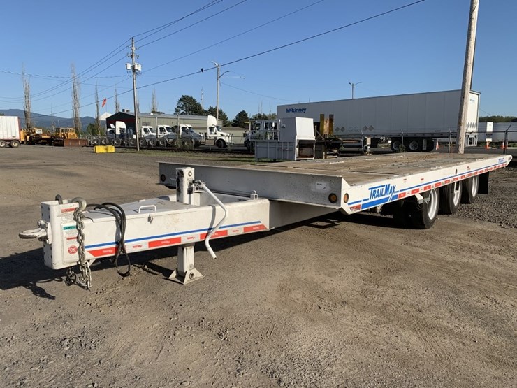 2018 Trailmax TRD54T TriAxle Equipment Trailer Lot 287, Heavy