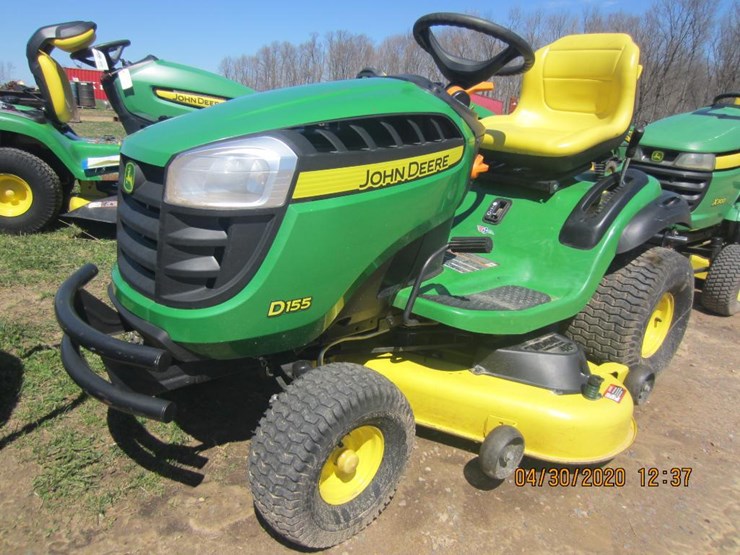 2017 John Deere D155 Lot 4813, Online Only Equipment Auction, 5/18