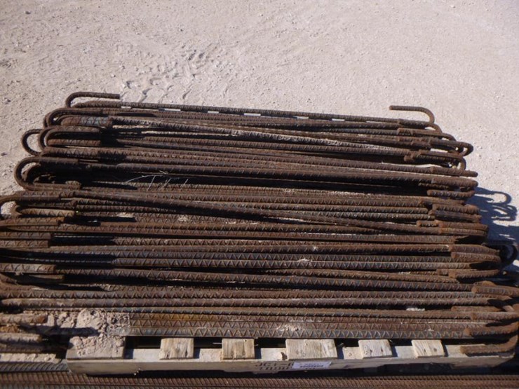3/4'' J Hook Rebar Anchors 7ft and 4ft 8'' Long Lot 476, June 2020
