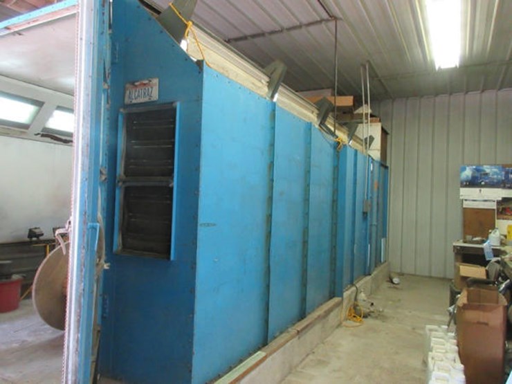 Binks Paint Booth (CP12002) Lot 179, Online Only Equipment Auction, 8/18/2020, DPA Auctions