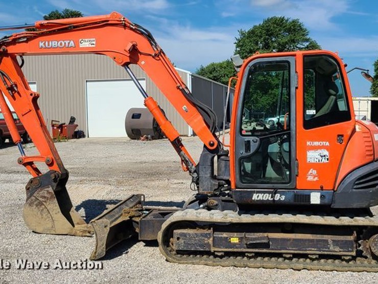 Kubota KX0803 Lot GO9304, Online Only Construction Equipment