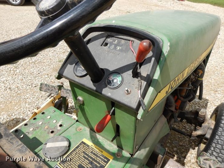 John Deere 855 Lot DF5237, Online Only Vehicle and Equipment Auction