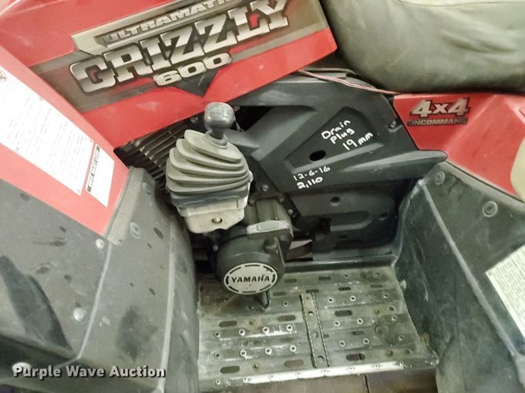 2001 Yamaha GRIZZLY 600 Lot DF5614, Online Only Government Auction