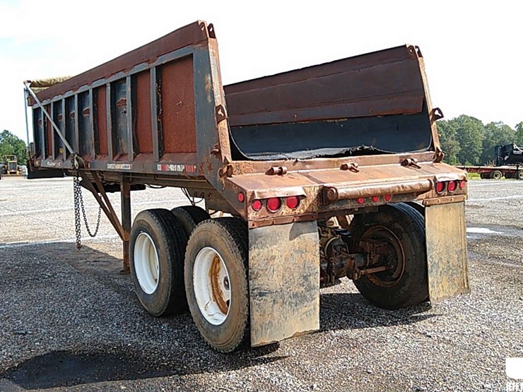1982 PALMER 22' STEEL DUMP TRAILER VIN 1P922SS28CA003147 Lot