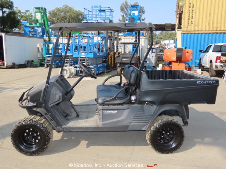 2018 Cushman Hauler 1200X Lot , Weekly Online Only Equipment Auction
