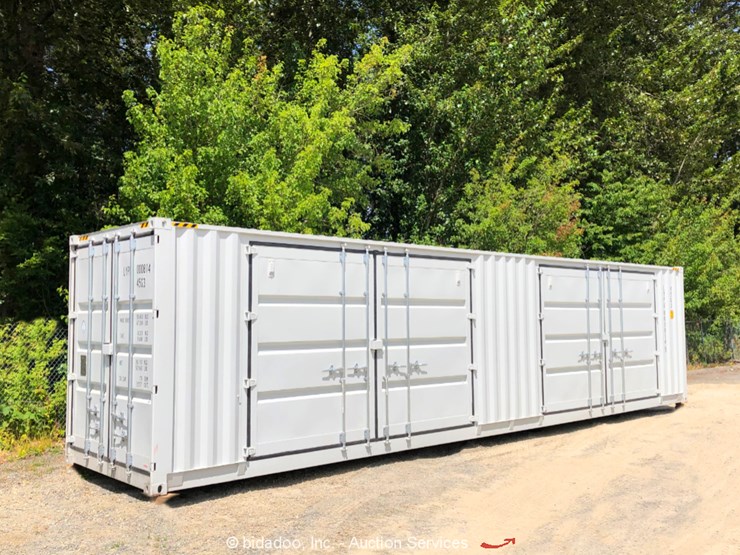 40' HQ HighCube Two Side Door Shipping Storage Container Conex bidadoo