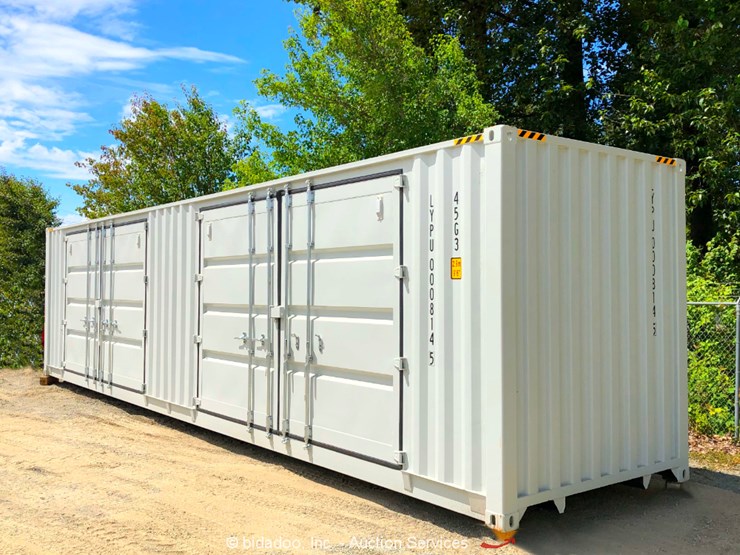 40' HQ HighCube Two Side Door Shipping Storage Container Conex bidadoo