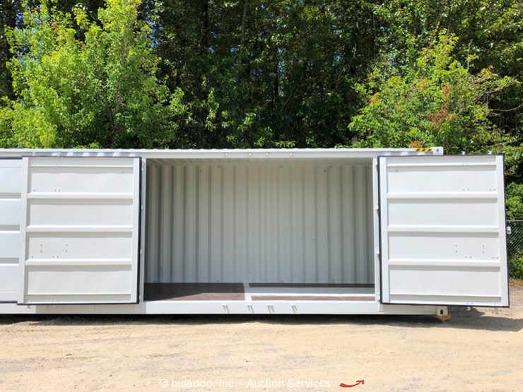 40' HQ HighCube Two Side Door Shipping Storage Container Conex bidadoo