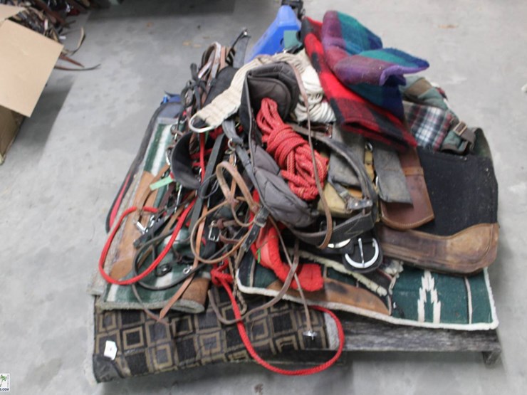 Assortment of Used Horse Tack Lot 501, ONLINE ABSOLUTE AUCTION