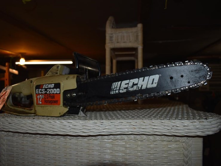 Echo ECS2000 Electric Chainsaw Lot 666, Estate Auction Bobcat 873