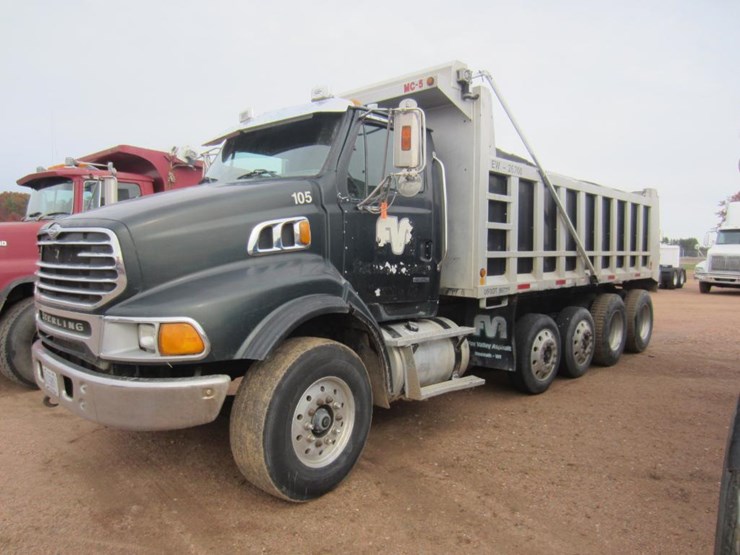2006 Sterling Quad Axle Dump Truck Miles Read 351,519 VIN 2FZHAZCK96AV33384 Runs and Drives