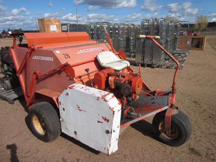 Jacobsen Model 154 48" Sweeper with Kohler Motor, SN 810524136 Lot 15250, 2020 Fall Nitke