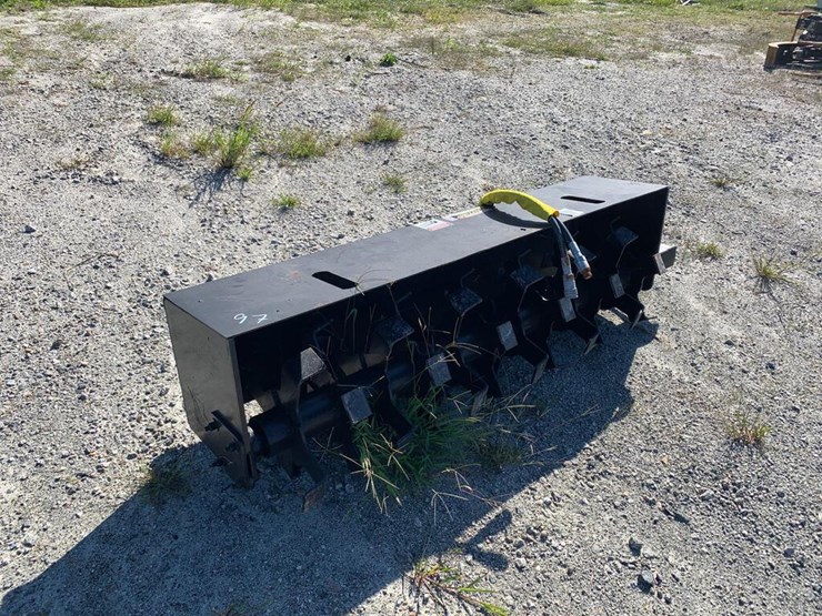 Unused Skid Steer Tiller Lot 77, OCTOBER 24TH IRON STATION, NC Heavy