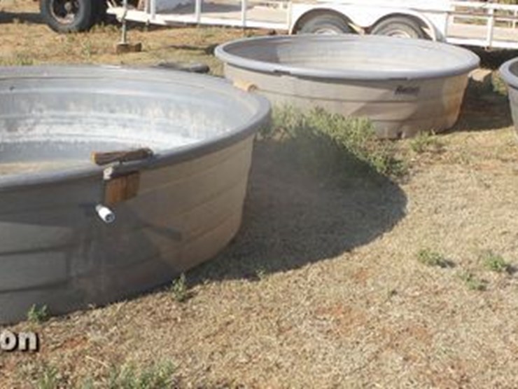 (4) Hastings stock tanks Lot GR9270, Online Only Ag Equipment