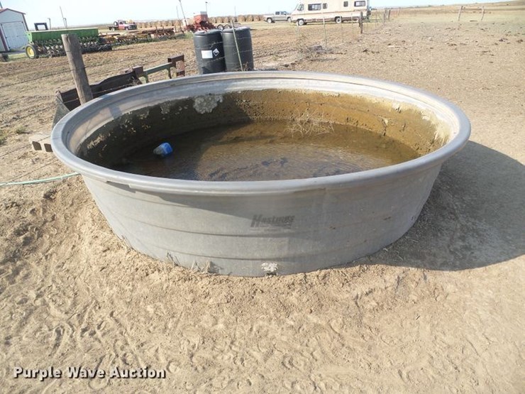 (4) Hastings stock tanks Lot GR9270, Online Only Ag Equipment