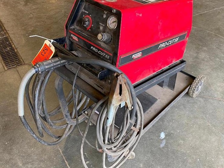 Lincoln Electric Pro-Cut 55 Plasma Cutter With Cart and Manual - Lot